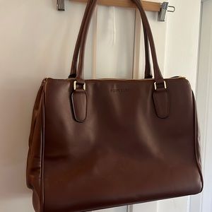 Leather Poppy Barley bag. Brand new. Brown.